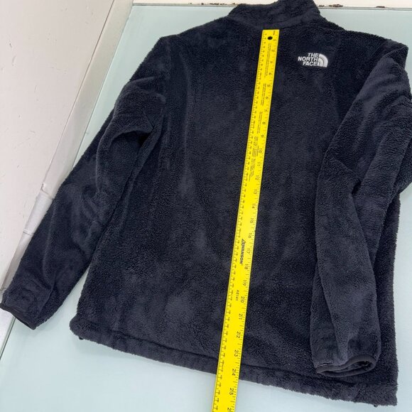 The North Face Osito Jacket Women's Medium M Fleece Black Full Zip Fuzzy Sherpa - Picture 4 of 7